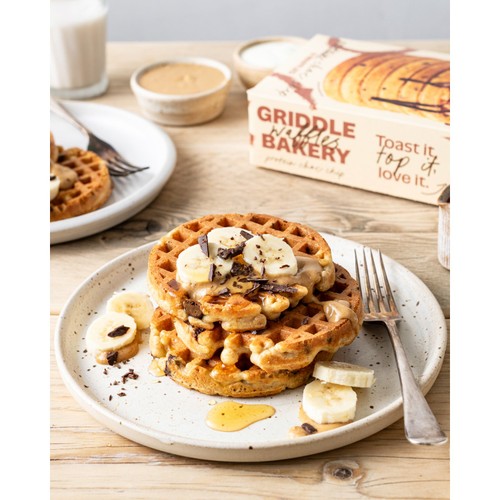 Griddle Protein Choc-Chip Waffles 