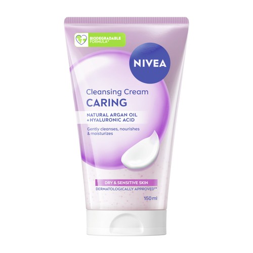 NIVEA Gentle Cream Face Wash for Dry Skin 