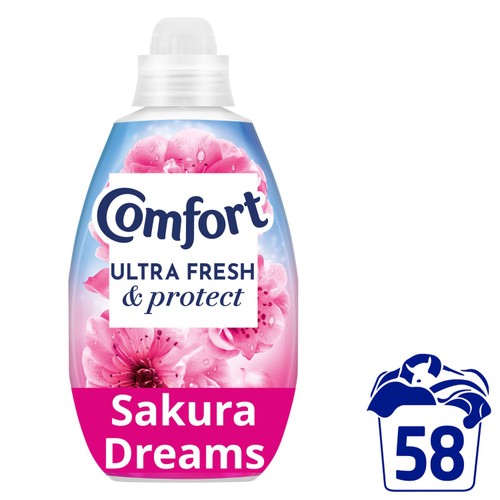 Comfort Ultra Fresh & Protect Sakura Dreams Fabric Conditioner 58 Washes