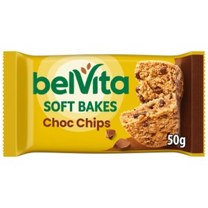 Belvita Soft Bake Bar Chocolate Chip Cereal Bar 50g