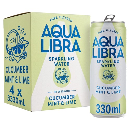 Aqua Libra Cucumber Mint And Lime 