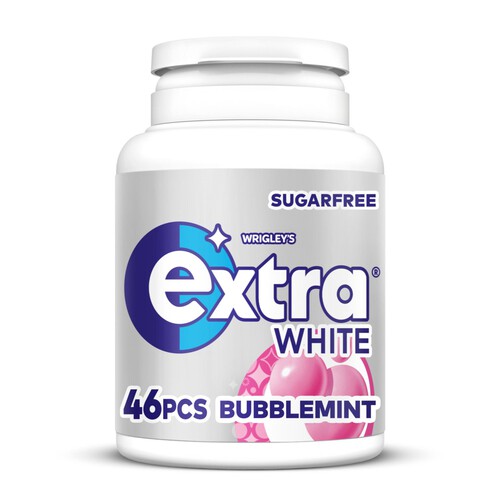 Extra White Bubblemint Sugarfree Chewing Gum Multipack 6x10 Pieces