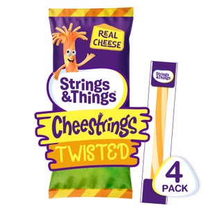 Strings & Things Twisted Cheestrings 4 x 20g (80g)