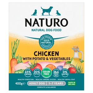 Naturo Grain Free Adult Dog Food In Chicken & Potato With Vegetables
