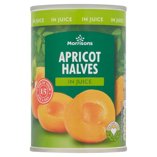 Morrisons apricot halves in juice