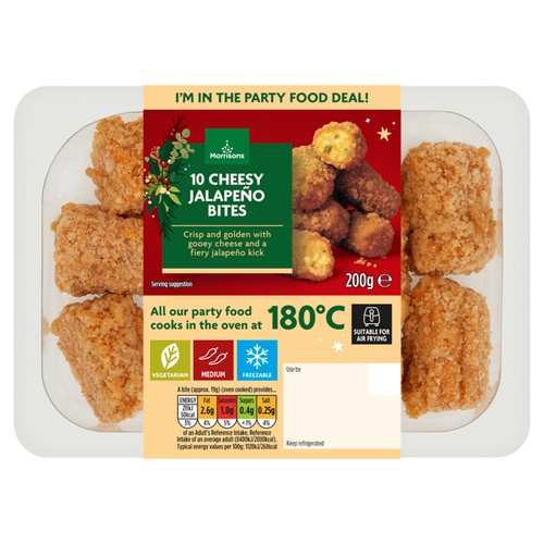 Morrisons 10 Cheesy Jalapeno Bites 200g
