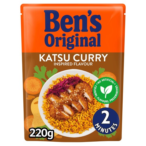 Bens Original Katsu Curry Microwave Rice