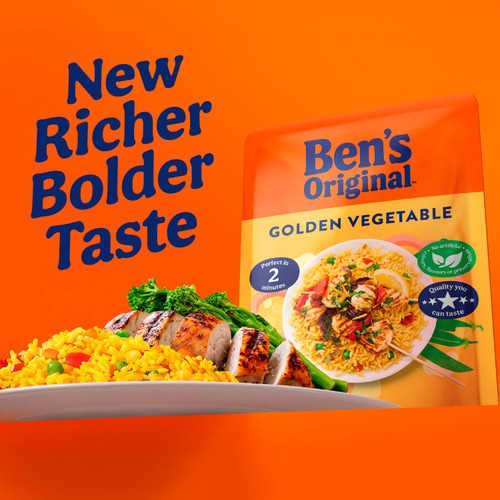 Bens Original Golden Vegetable Microwave Rice 