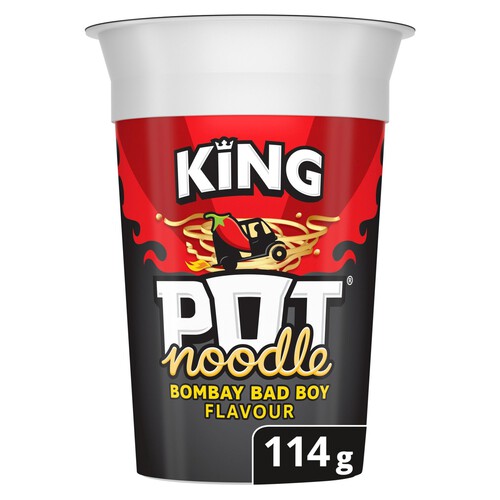 King Pot Noodle Bombay Bad Boy