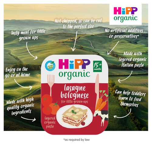 Hipp Organic Lasagne Bolognese 15+ Months