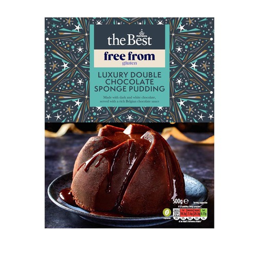 Morrisons The Best Free From Luxury Double Chocolate Sponge Pudding 