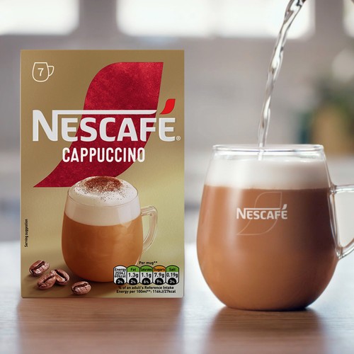 Nescafe Cappuccino Instant Coffee 7 Sachets 