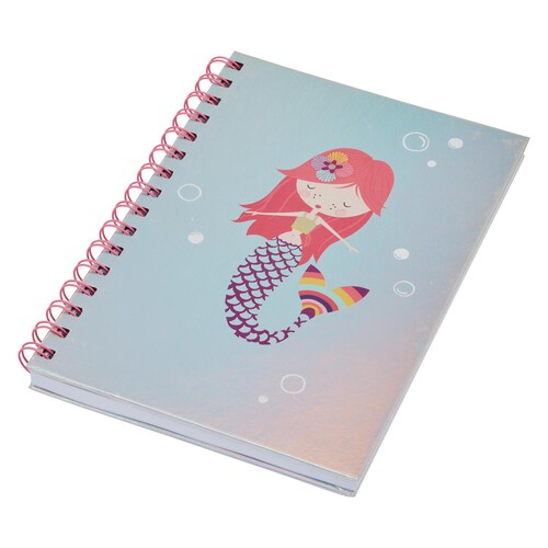 Morrisons Mermaid A5 Wiro Notebook