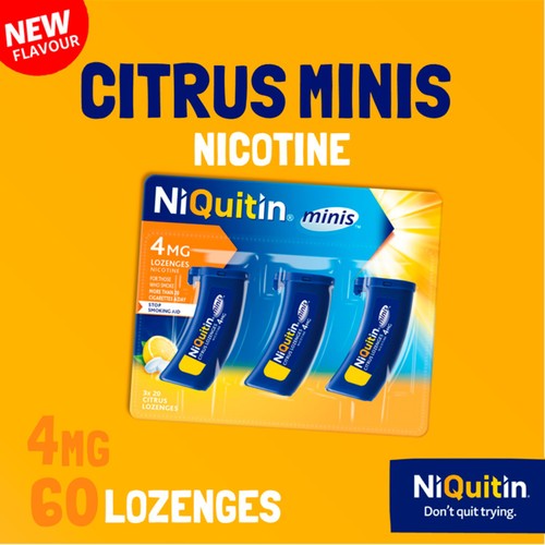 Niquitin Mini Citrus 4.0mg 60s