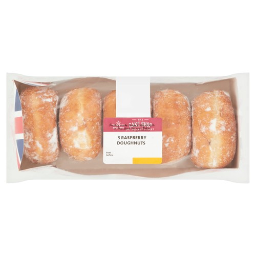 Morrisons raspberry doughnuts