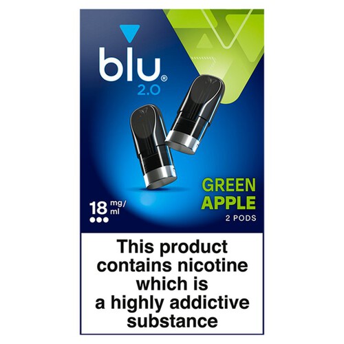 Blu 2.0 Green Apple Vape Pods 18mg/ml