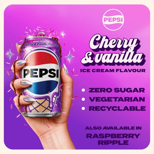 Pepsi Cherry Vanilla 8 x 330ml