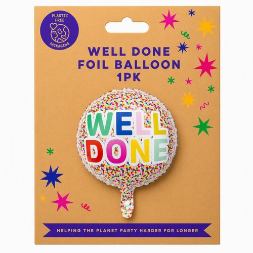 Mad Party Well Done Foil Balloon