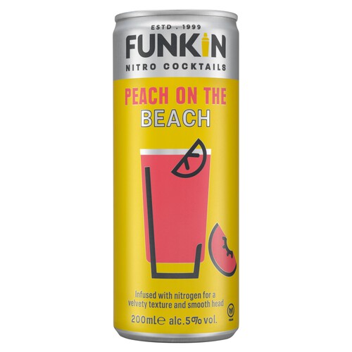 Funkin Nitro Cocktails Peach On The Beach 