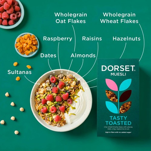 Dorset Tasty Toasted Muesli Breakfast Cereal 500g