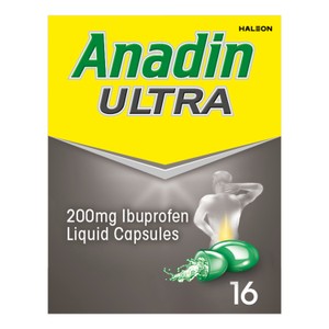 Anadin Ultra Ibuprofen Pain Relief Liquid Capsules