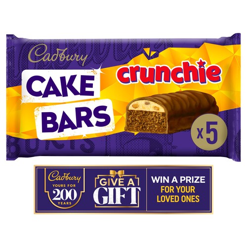 Cadbury Cake Bars Crunchie