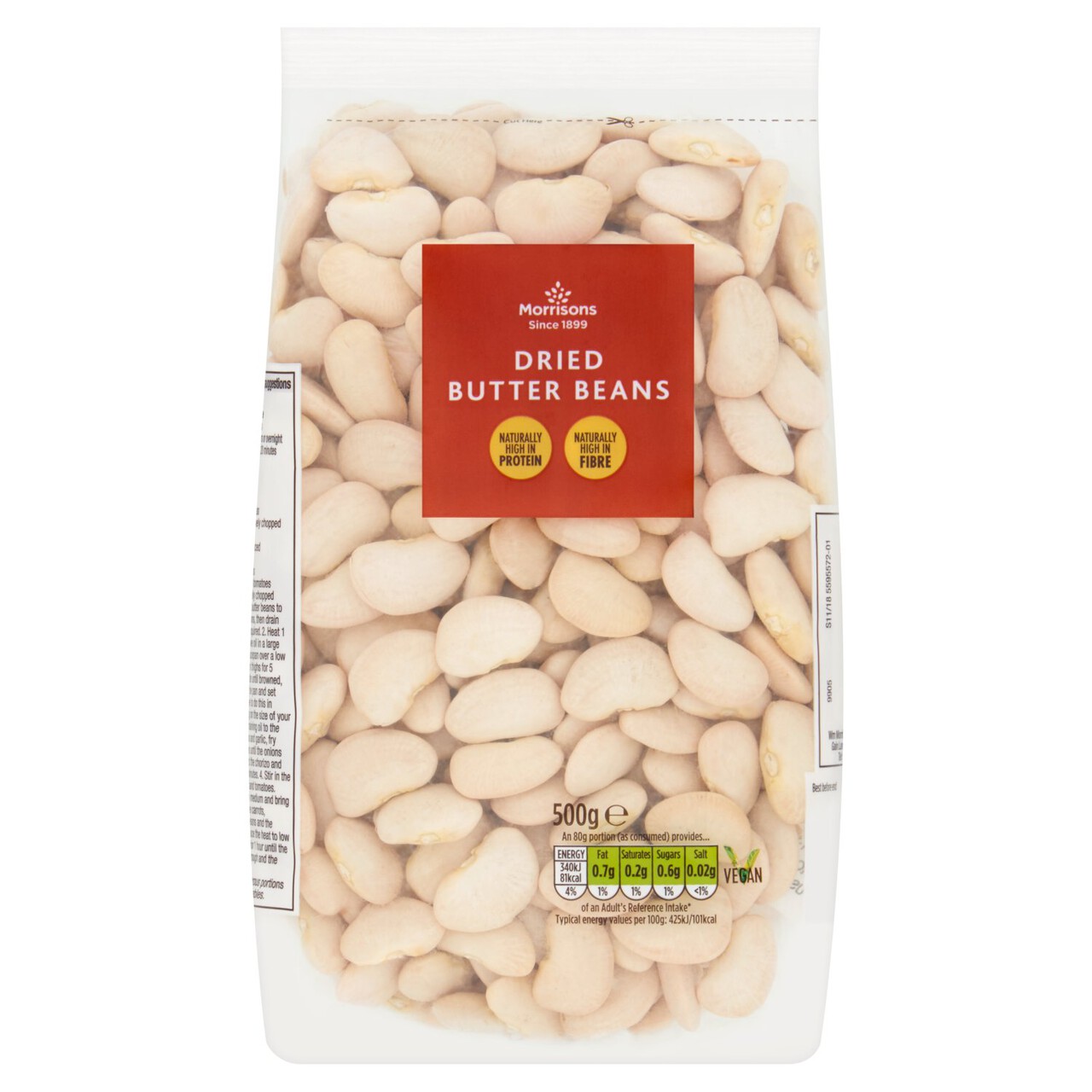 Morrisons Wholefoods Butter Beans Morrisons Online Groceries & Offers