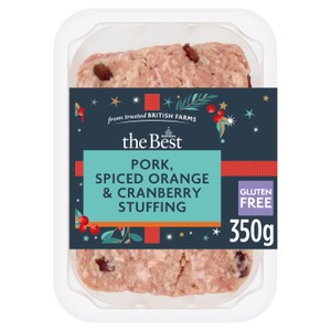 Morrisons The Best Pork, Spiced Orange & Cranberry Stuffing 350g
