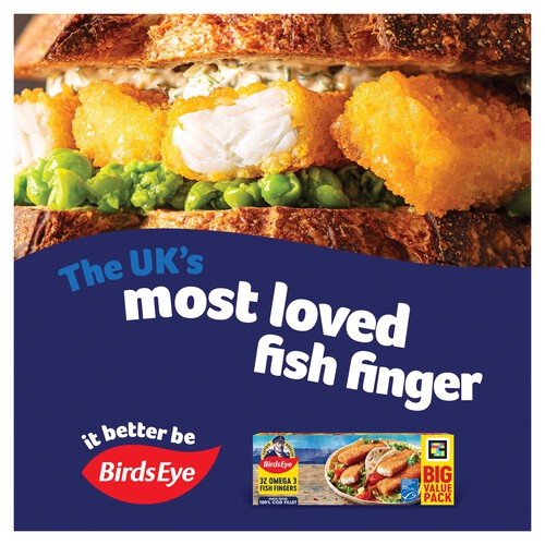 Birds Eye 32 Omega Fish Fingers 