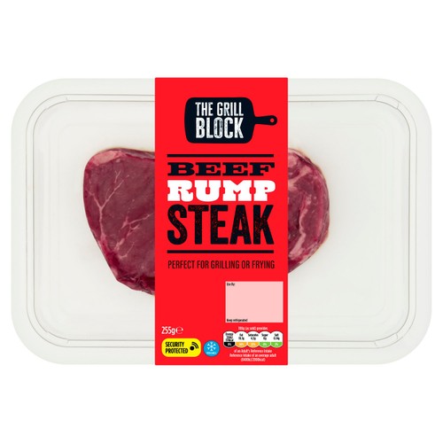 The Grill Block Beef Rump Steak 255g