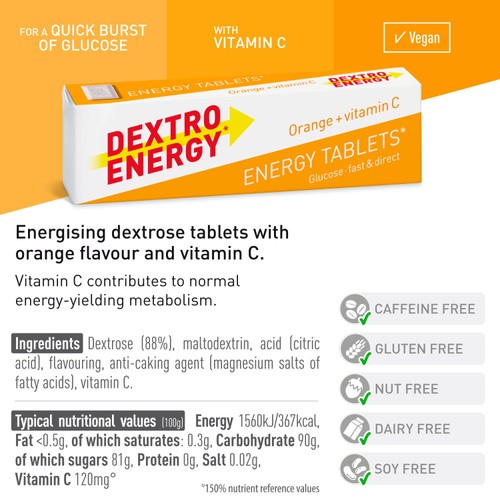 Dextro Energy Orange     