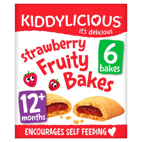 Kiddylicious Strawberry Fruity Bakes Baby Snacks