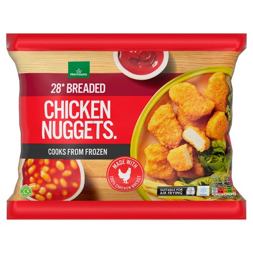 Morrisons 28 Breaded Chicken Nuggets 450g