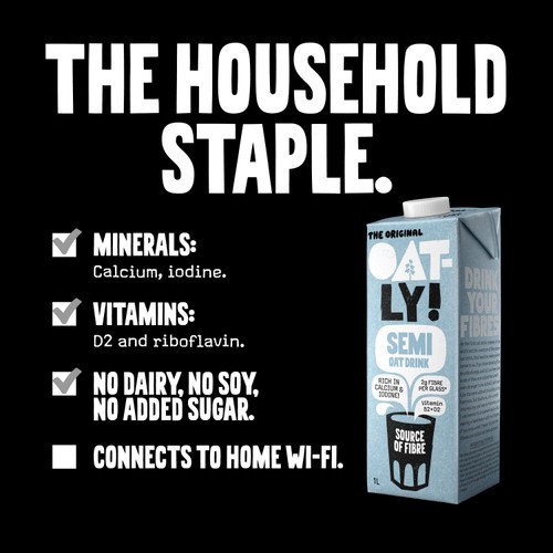 Oatly Oat Drink Semi Long Life 1L