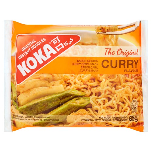 Koka Oriental Instant Noodles Curry Flavour 85g