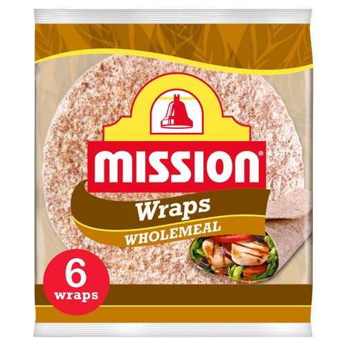 Mission Wholemeal Tortilla Wraps