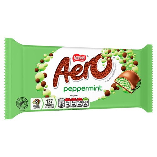 Aero Peppermint Mint Chocolate Sharing Bar 90g