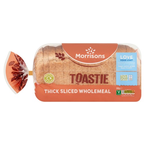 Morrisons wholemeal toastie bread