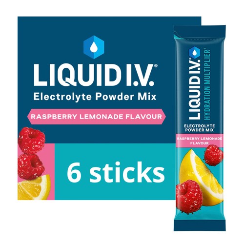 Liquid IV Hydration Raspberry Lemonade 6 Pack