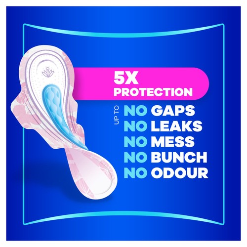 Always Platinum Sanitary Towels With Wings Long Plus Size 2