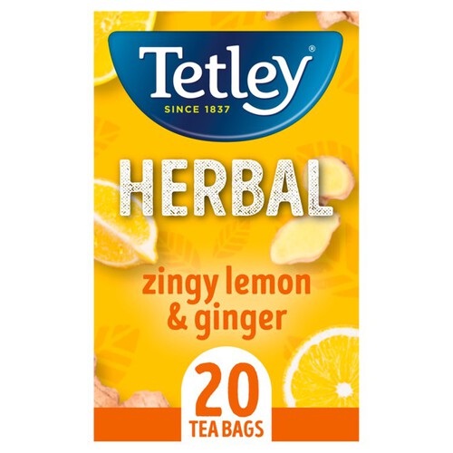 Tetley Lemon & Ginger Tea Bags