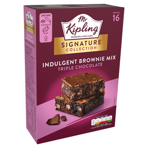 Mr Kipling Signature Triple Choc Brownie 