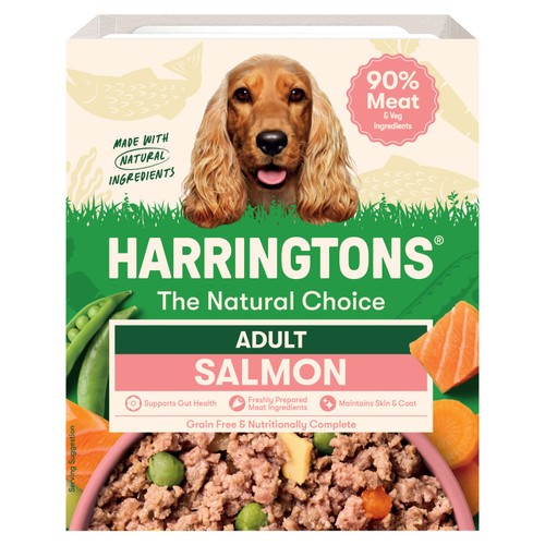 Harringtons Salmon with Potato & Vegetables Wet Dog Food Tray