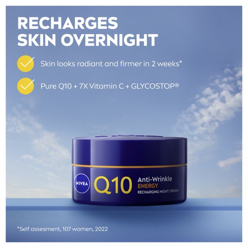 NIVEA Q10 Energy Vitamin C Recharging Night Cream 