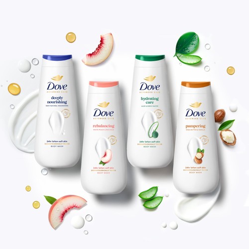 Dove Deeply Nourishing Advanced Body Wash Shower Gel  400ml