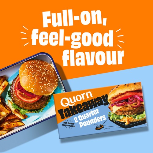 Quorn Takeaway Quarter Pounders Vegetarian Burgers x 2 226g