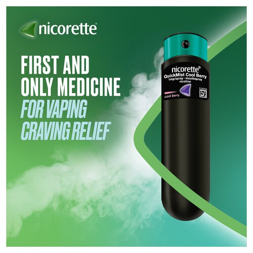 Nicorette QuickMist Cool Berry Mouthspray  (Stop Smoking Aid)