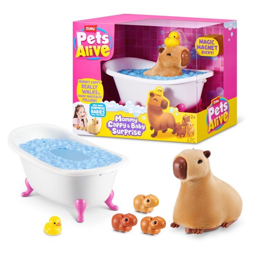 Pets Alive Mommy Capybara & Baby Surprise