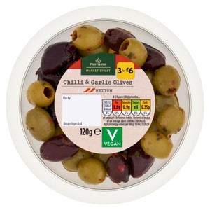 Morrisons Chilli & Garlic Olives 150g