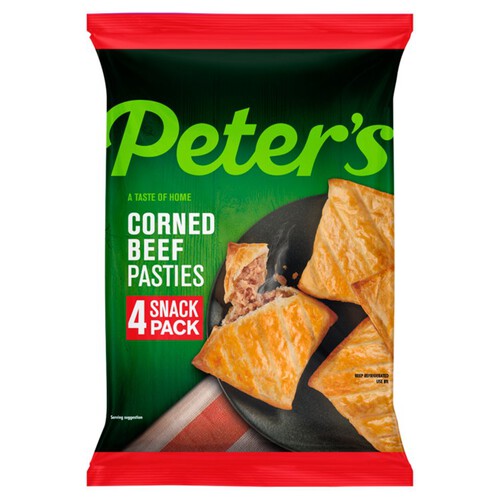 Peter's Corned Beef Pasties 4 Pack